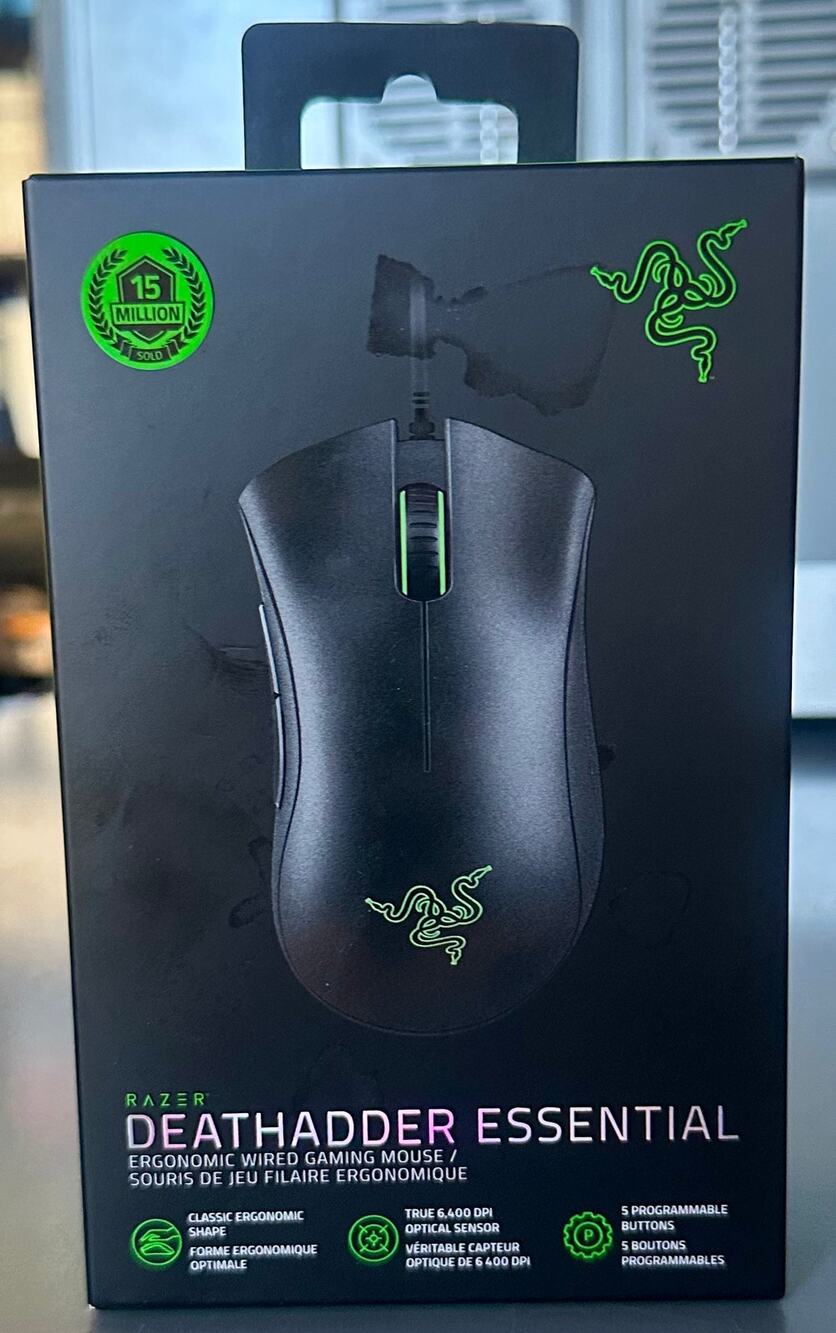 Razer DeathAdder Essential Gaming Mouse Classic Black